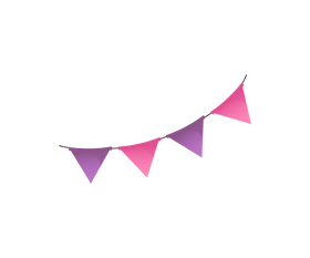 Party garland clipart