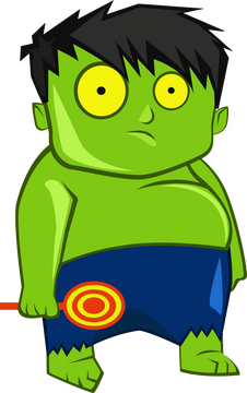 Baby hulk clipart