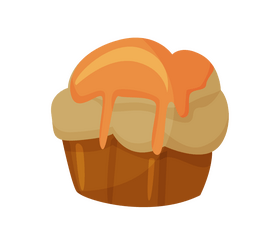 Autumn muffin free clipart