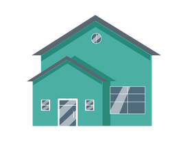 Green house drawing clipart