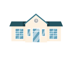 White building illustration clipart