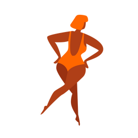 Black woman, feminism clipart