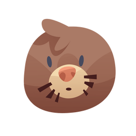 Cute mole face clipart