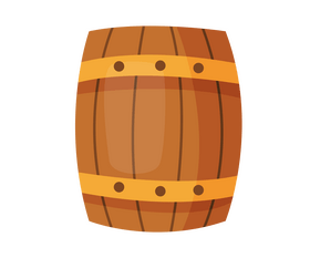 Beer barrel clipart