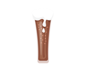 Dark beer illustration clipart