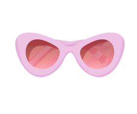 Girls sunglasses clipart