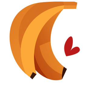 Monkey banana clipart