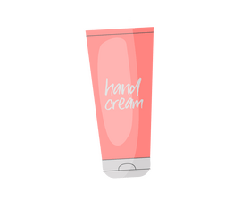Manicure cream drawing clipart