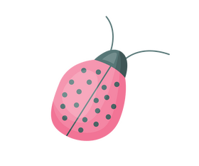 Cartoon ladybug clipart