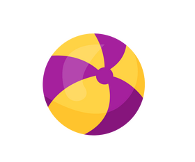 Cartoon ball for kids clipart