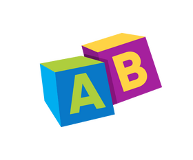 Cartoon cubes toy clipart