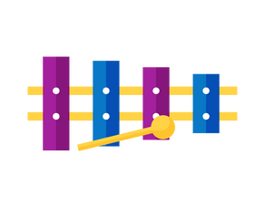 Harmonic toy illustration clipart
