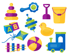 Toys vector