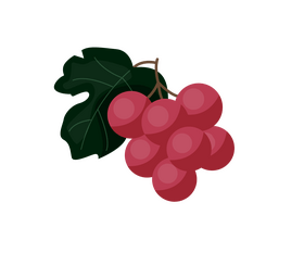 Cartoon grape clipart