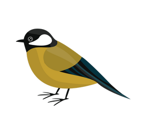 Free tit bird clipart