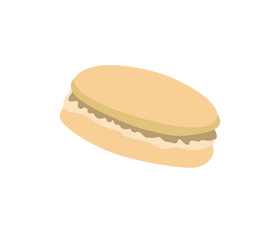 Cartoon biscuit clipart