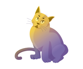 Cute cat clipart