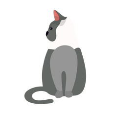 Cartoon cat clipart