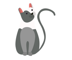 Cute cat clipart