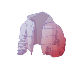 Jacket drawing clipart