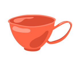 Orange cup clipart