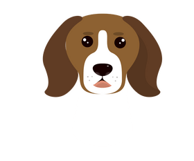 Dog face cartoon clipart