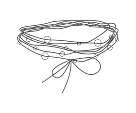 Jewellery ring black and white clipart