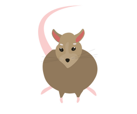 Cute mouse clipart