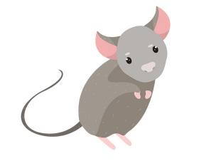 Cute mouse clipart