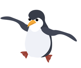 Penguin illustration clipart