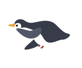 Free penguin cartoon clipart