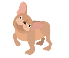 Cute puppy cartoon clipart