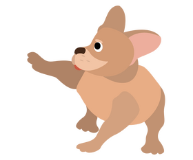 Cartoon puppy clipart