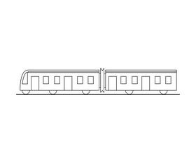 Train cartoon black and white clipart