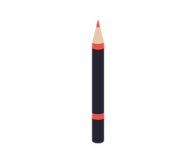 Make up eyeliner pencil clipart