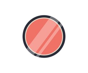 Powder makeup cartoon clipart