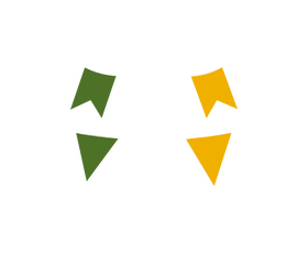 Irish flag garland illustration clipart