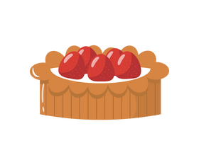 Cartoon tartlet clipart