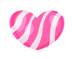 Heart shaped candy clipart