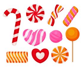 Freee candies vector