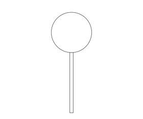 Free chupa chups candy black and white clipart