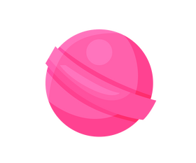 Pink chupa chups candy clipart