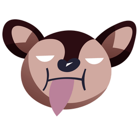Okapi tongue clipart