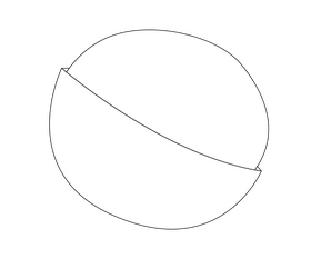 Half chocolate cookie cartoon black and white clipart