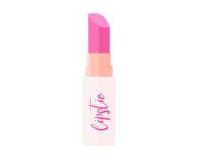 Pink lipstick clipart