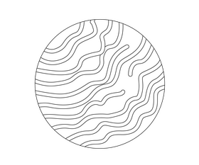 Cartoon sun black and white clipart