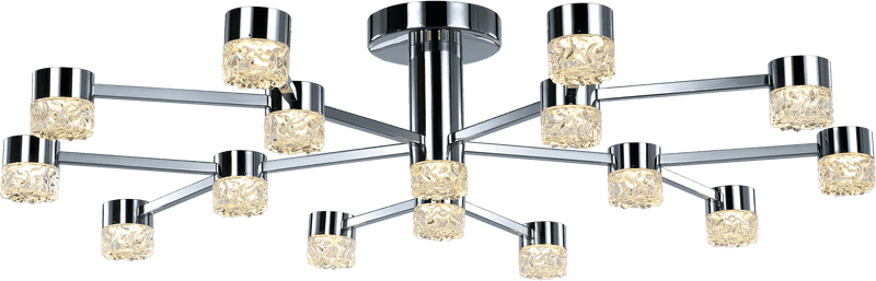 Sleek Modern Ceiling Fan with Elegant Lighting PNG