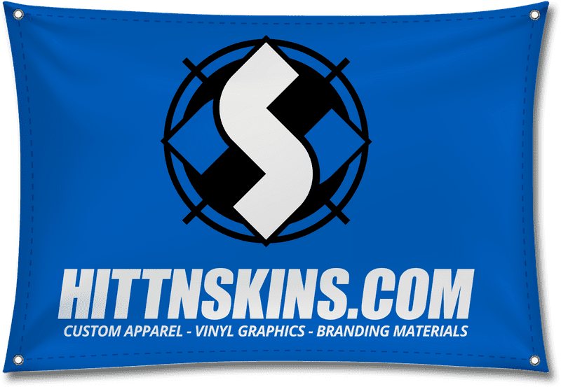 Custom Apparel and Branding Banner PNG
