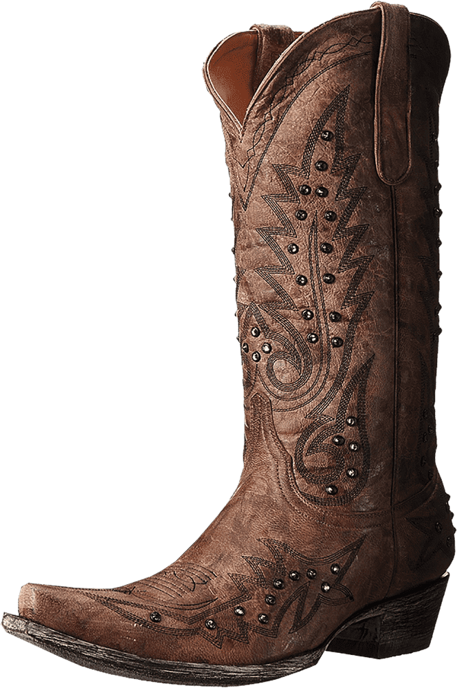Radiator-Enhanced Western Style Boots PNG