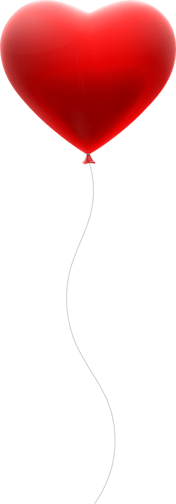 Heartfelt Balloon of Love PNG